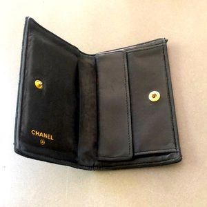 Chanel wallet cardholder with original box